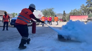 Kahramanmaraş Büyükşehir'den Gerçeğini Aratmayan Yangın Tatbikatı