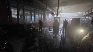 Kahramanmaraşta fabrika yangını
