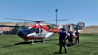 Kalp krizi geçiren hasta hava ambulansıyla Malatyaya sevk edildi