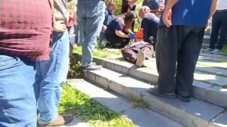 Kalp krizi geçiren vatandaşı kurtarmak için ekipler seferber oldu