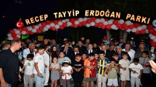Kamanda Recep Tayyip Erdoğan Parkı hizmete açıldı