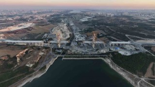 Kanal İstanbullun ilk köprüsünde 250 tonluk dev operasyon