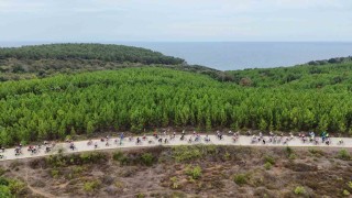 Kandıranın 90 kilometrelik sahil rotasında pedal heyecanı
