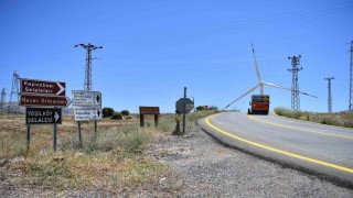 Kapuzbaşı yolunda yol çizgisi çalışması yapıldı