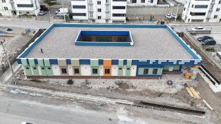 Karabükte yeni anaokulu inşaatı sürüyor