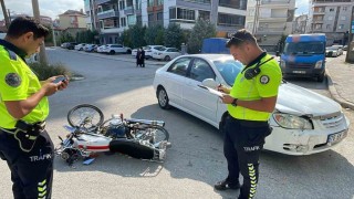Karamanda motosiklet kazası: 1 yaralı