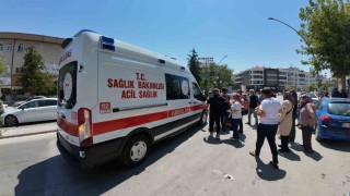 Karamanda otomobilin çarptığı genç kadın yaralandı