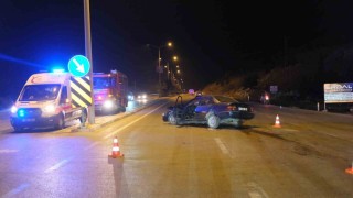 Karamanda otomobiller çarpıştı: 3 yaralı