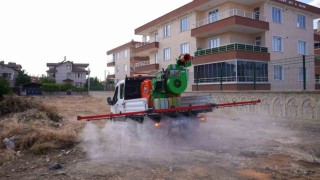 Karatayda haşereyle mücadeleye hava aracı desteği