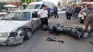 Kask, 17 yaşındaki motosikletliyi ölümden kurtardı
