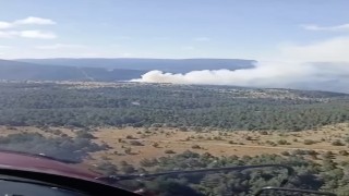 Kastamonuda çıkan orman yangını ekiplerin hızlı müdahalesiyle söndürüldü
