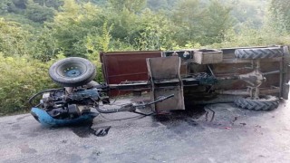 Kastamonuda pat-pat kazası: 1 yaralı