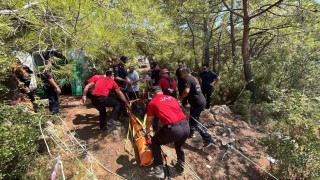 Kayaköyde yüksekten düşen 45 yaşındaki şahıs hayatını kaybetti