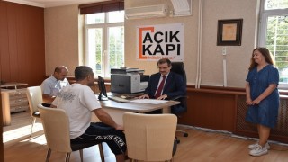 Kaymakamı Güldoğan, ‘Açık Kapıda vatandaşları tek tek dinledi