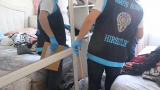 Kayseride 5 evden 1 milyon 900 bin TLlik ziynet ve para çalan şahıslar yakalandı