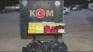 Kayseride kaçak sigara operasyonu
