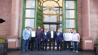 Kayserispor, Bursaspor yönetimini ağırladı