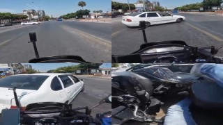 Kaza anları kamerada:Araçlarla çarpışan motosiklet ve elektrikli bisiklet sürücüleri yaralandı
