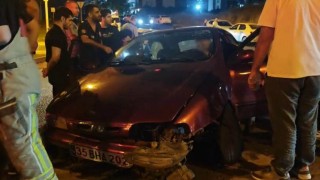 Kaza sonrası hem hakaret etti hem de işini yapan gazeteciye görüntü çekmesinin kötü olduğunu söyledi