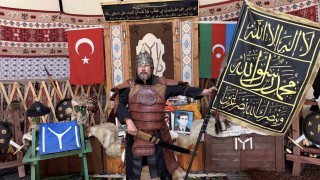 Kendi kurduğu otağında Malazgirt Zaferinin 955. yıl dönümünü kutladı