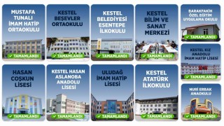 Kestel Belediyesinin okullarda bakım mesaisi