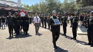 Kıbrıs gazisi askeri törenle uğurlandı