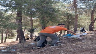 Kiliste Tahtaköprü Barajı çevresinde temizlik çalışması yapıldı