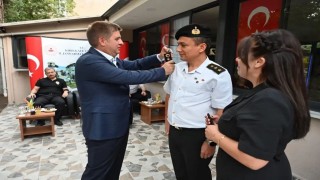Kırıkkale'de jandarma personeline rütbe terfi töreni
