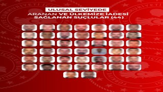 Kırmızı bültenle aranan 16, ulusal seviyede aranan 44 suçlu Türkiyeye getirildi