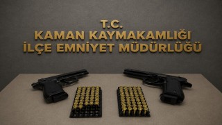 Kırşehirdeki denetimlerde çok sayıda silah ve mühimmat ele geçirildi