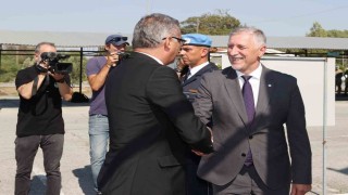 KKTC Cumhurbaşkanı Erhürman, GKRY lideri Hristodulidis bir araya geldi