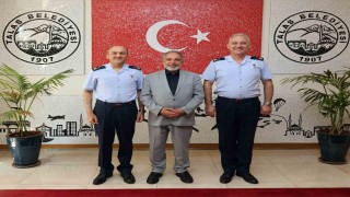 Komutanlardan Başkan Yalçına veda ziyareti