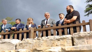Konuralp Antik Kentinde tarihi miras için çalışmalar sürüyor