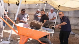 Konuralp Antik Kentte restorasyon öncesi son hazırlıklar