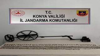 Konyada 764 adet sikke ele geçirildi