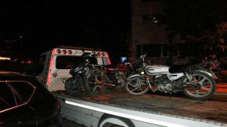 Konyada motosiklet denetimi