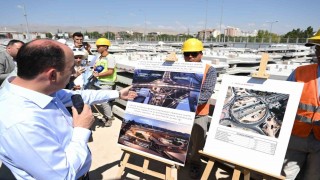 Konyanın raylı sistem projeleri hızla ilerliyor