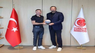 Koray GYOdan TBF Başkanı Hidayet Türkoğluna ziyaret
