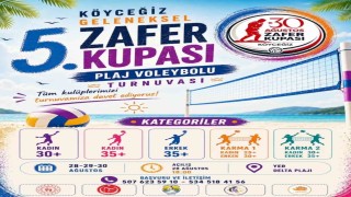 Köyceğiz Plaj Voleybolu Turnuvası için geri sayım başladı