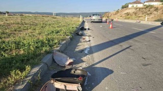 Kütahyada otomobilin çarptığı elektrikli bisikletin sürücüsü hayatını kaybetti