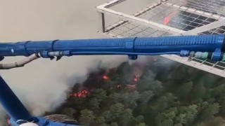 Kuyucaktaki yangına 17 hava aracıyla müdahale sürüyor