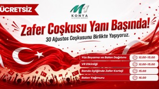 M1 Konya AVMden 30 Ağustosta  Zafer Yürüyüşü