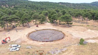 Madra Dağlarına yeni helikopter yangın havuzu kazandırıldı