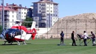 Malatyada ambulans helikopter 58 yaşındaki hasta için havalandı