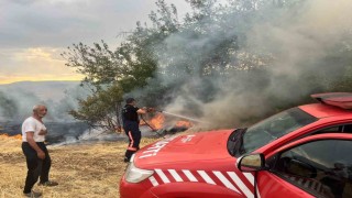 Malatyada besi tesisinde yangın