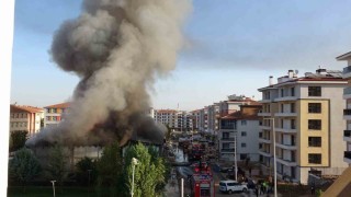 Malatyada İşçilerin kaldığı yatakhanede korkutan yangın