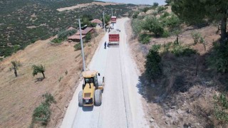 Manisa Büyükşehirden Kulada 12,5 kilometrelik yol hamlesi