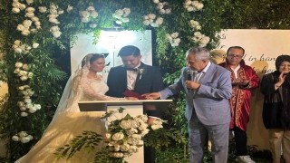 Manisa protokolü Özkan ailesinin mutluluğunda buluştu