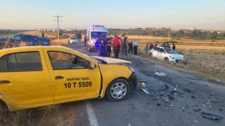 Manyasta trafik kazası: 6 yaralı