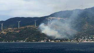 Marmarada orman yangınına neden olan şüpheli gözaltına alındı